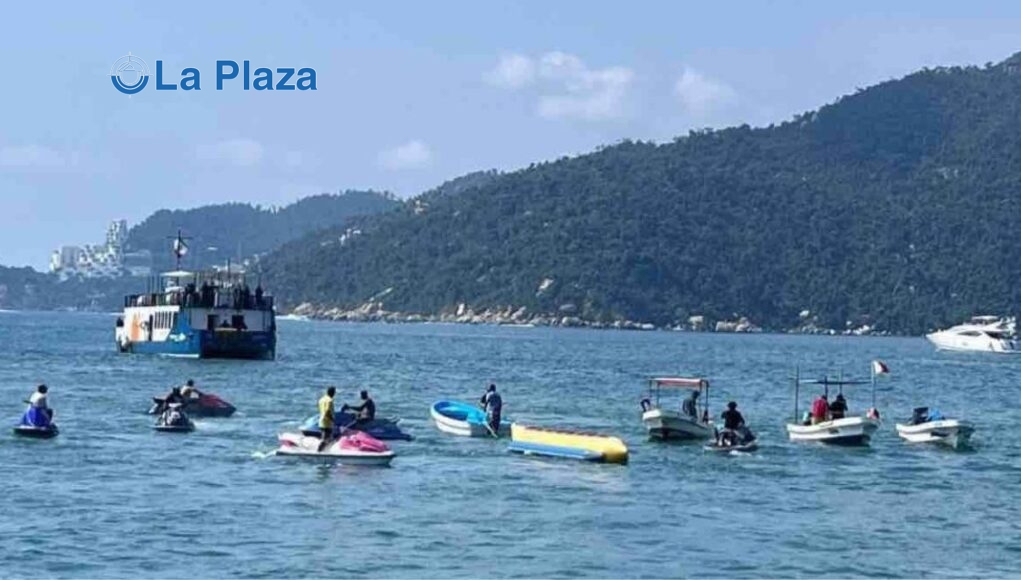 Impiden llegada de Marinabús a Puerto Marqués en su primer viaje por la bahía de Acapulco